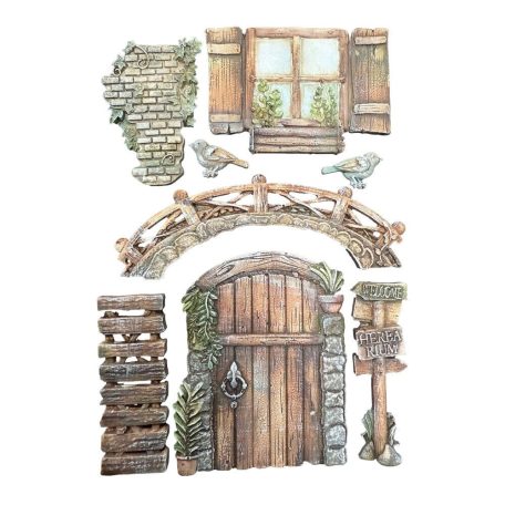 Stamperia Herbarium Silvae Szilikon öntőforma A5 Bridge Silicon Mould (1 db)