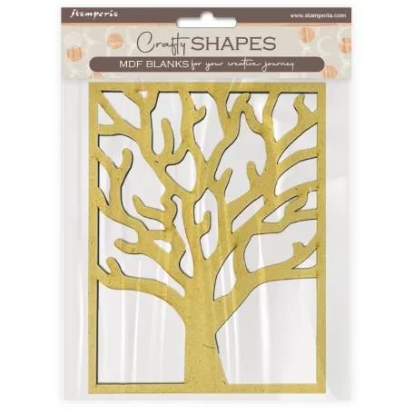 Stamperia Herbarium Silvae MDF alap  Tree Crafty Shapes MDF BLANKS (1 db)