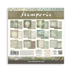   Stamperia Herbarium Silvae Papírkészlet 12" (30 cm) Maxi Background Paper Pack (10 ív)
