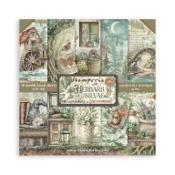   Stamperia Herbarium Silvae Papírkészlet 8" (20 cm)  Paper Pack (10 ív)