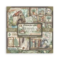   Stamperia Herbarium Silvae Papírkészlet 8" (20 cm) Single Face Maxi Paper Pack (22 ív)