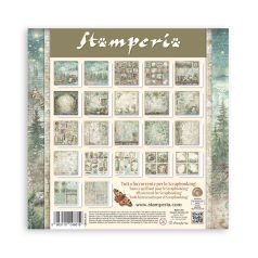   Stamperia Herbarium Silvae Papírkészlet 12" (30 cm) Single Face Maxi Paper Pack (22 ív)
