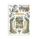 Stamperia Herbarium Silvae Washi matrica Washi Pad (8 ív)