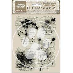   Stamperia Herbarium Silvae Szilikonbélyegző A5 Botanic Clear Stamps (1 csomag)