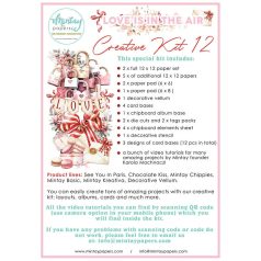   Mintay Papers Love is in the Air Alkotócsomag  Creative Kit  1 csomag
