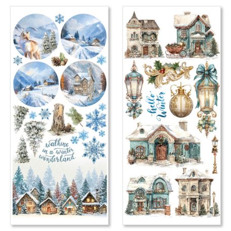 Ciao Bella Art Sticker Matrica készlet 12x26 cm Winterling (5 ív)