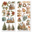 Ciao Bella Art Sticker Matrica készlet 12x26 cm The Jolly Elfs (5 ív)