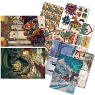   Ciao Bella Polar Railway Rizspapír A5  Rice Paper Mixed (8 ív)