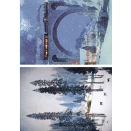   Ciao Bella Polar Railway Rizspapír A5  Rice Paper Mixed (8 ív)