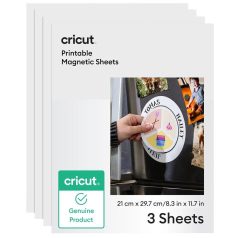   Cricut Nyomtatható mágneslap A4 Printable Magnet Sheets A4 White (3 ív)