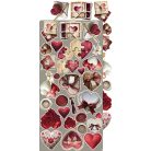 Craft O'Clock Kivágóív In Love Extras to Cut Set (18 ív)