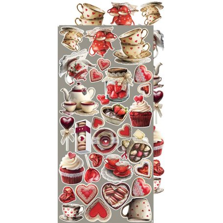 Craft O'Clock Kivágóív In Love Extras to Cut Set (18 ív)