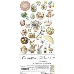   Craft O'Clock Kivágóív Spring Extras to Cut Set (18 ív)