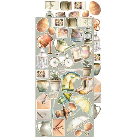 Craft O'Clock Kivágóív Spring Extras to Cut Set (18 ív)