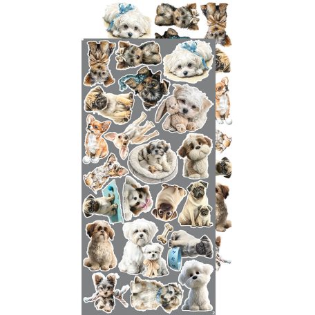 Craft O'Clock Kivágóív Dogs Extras to Cut Set (18 ív)