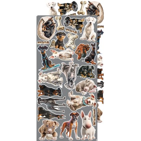 Craft O'Clock Kivágóív Dogs Extras to Cut Set (18 ív)