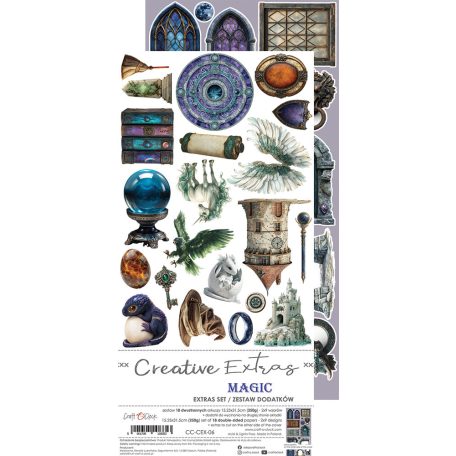 Craft O'Clock Kivágóív Magic Extras to Cut Set (18 ív)
