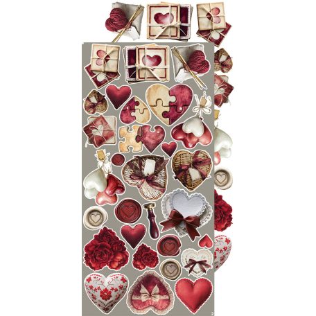 Craft O'Clock Kivágóív Spring in Love Mix Extras to Cut Set (18 ív)