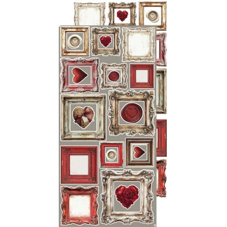 Craft O'Clock Kivágóív Spring in Love Mix Extras to Cut Set (18 ív)