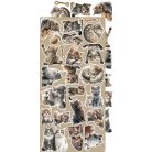 Craft O'Clock Kivágóív Lovely Pets Mix Extras to Cut Set (18 ív)