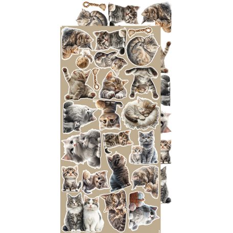 Craft O'Clock Kivágóív Lovely Pets Mix Extras to Cut Set (18 ív)