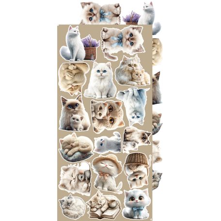 Craft O'Clock Kivágóív Lovely Pets Mix Extras to Cut Set (18 ív)