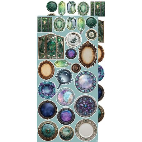 Craft O'Clock Kivágóív Supernatural World Mix Extras to Cut Set (18 ív)