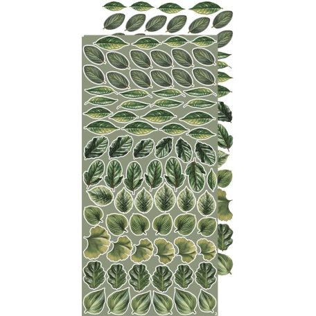 Craft O'Clock Kivágóív All Leaves Mix Extras to Cut Set (18 ív)