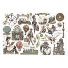 Stamperia Voyages Fantastiques Kivágatok - öntapadós Ephemera (1 csomag)