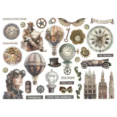   Stamperia Voyages Fantastiques Kivágatok Die Cuts Assorted (1 csomag)
