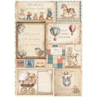 Stamperia Baby Rizspapír A4 Accessories Rice Paper (1 ív)