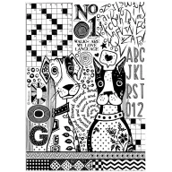   Stamperia Furry Friends Rizspapír A4 Air Balloons Rice Paper (1 ív)