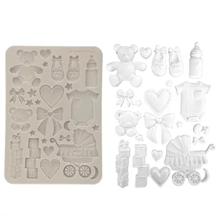 Stamperia Baby Szilikon öntőforma A5 Accessories Silicon Mould (1 db)