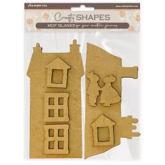   Stamperia Family MDF alap  House and Mice Crafty Shapes MDF BLANKS (1 db)