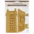 Stamperia Family MDF alap  House and Mice Crafty Shapes MDF BLANKS (1 db)