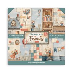   Stamperia Family Papírkészlet 12" (30 cm)  Paper Pack (10 ív)