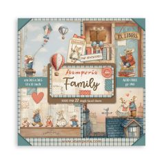   Stamperia Family Papírkészlet 12" (30 cm) Single Face Maxi Paper Pack (22 ív)