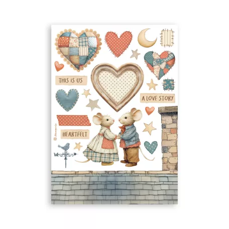 Stamperia Family Washi matrica Washi Pad (8 ív)