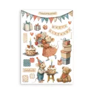 Stamperia Family Washi matrica Washi Pad (8 ív)