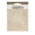 Stamperia Family Chipboard 14x14 cm Patchwork Pattern Decorative Chips (1 ív)