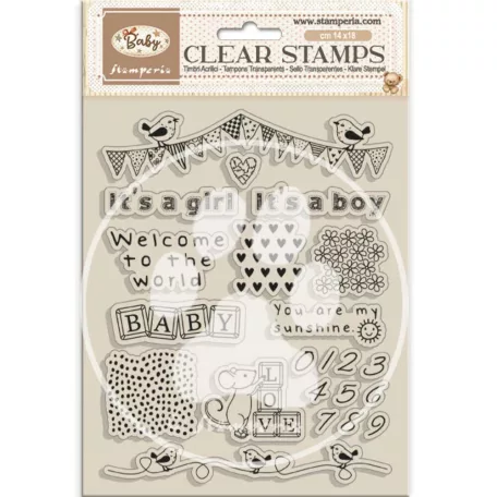Stamperia Baby Szilikonbélyegző A5 Baby Clear Stamps (1 csomag)