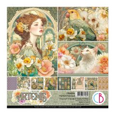   Ciao Bella Artemis Scrapbook papírkészlet 8" (20 cm) Paper Pad (12 ív)