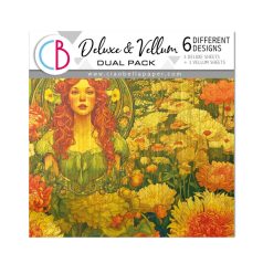   Ciao Bella Artemis 3 delux és 3 vellum papír 6" (15 cm) Deluxe & Vellum Dual Pack (6 ív)