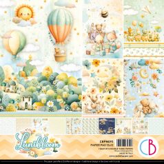   Ciao Bella Lunibloom Scrapbook papírkészlet 12" (30 cm) Paper Pad (8 ív)