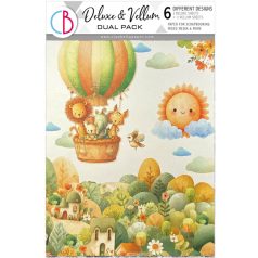   Ciao Bella Lunibloom 3 delux és 3 vellum papír A4 Deluxe & Vellum Dual Pack (6 ív)