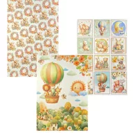   Ciao Bella Lunibloom 3 delux és 3 vellum papír A4 Deluxe & Vellum Dual Pack (6 ív)