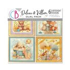 Ciao Bella Lunibloom 3 delux és 3 vellum papír 6" (15 cm) Deluxe & Vellum Dual Pack (6 ív)