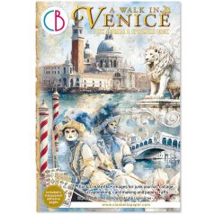   Ciao Bella Venice Dream Kivágóív készlet A4 Junk Journal Ephemera Book (32 ív)