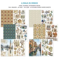   Ciao Bella Venice Dream Kivágóív készlet A4 Junk Journal Ephemera Book (32 ív)