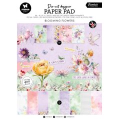   Studio Light Blooming Flowers Papírkészlet A4 Die-cut Designer Paper Pad (28 lap)